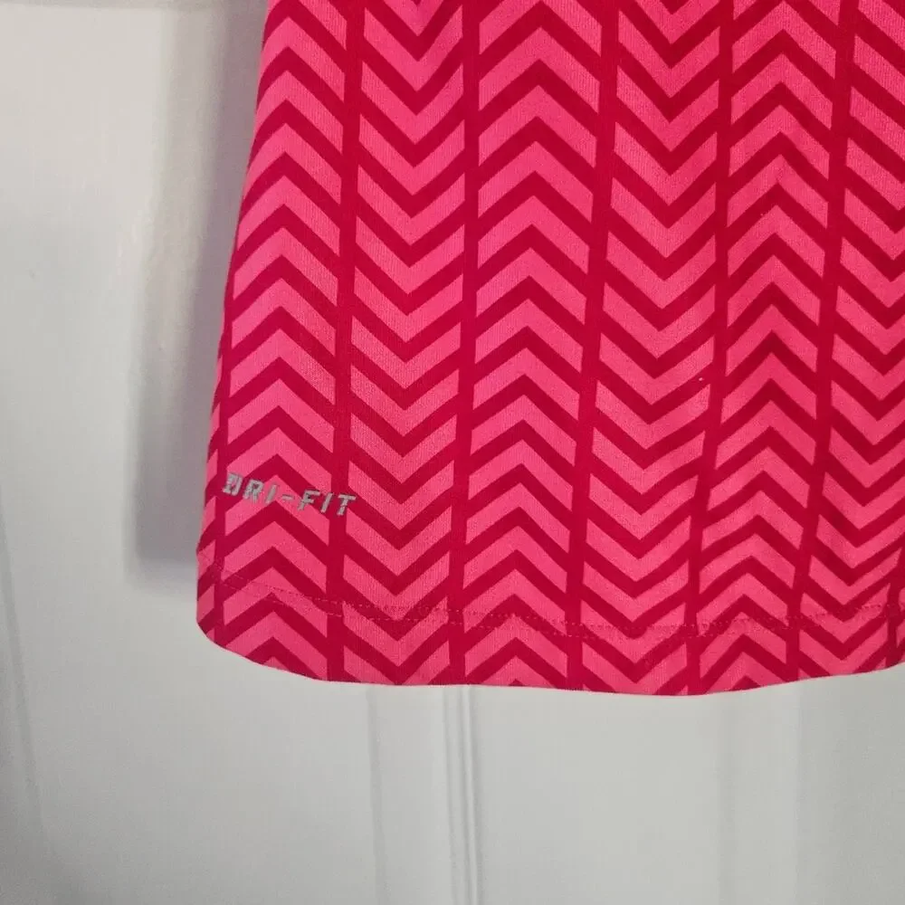 Nike Pink Chevron Tank Top
